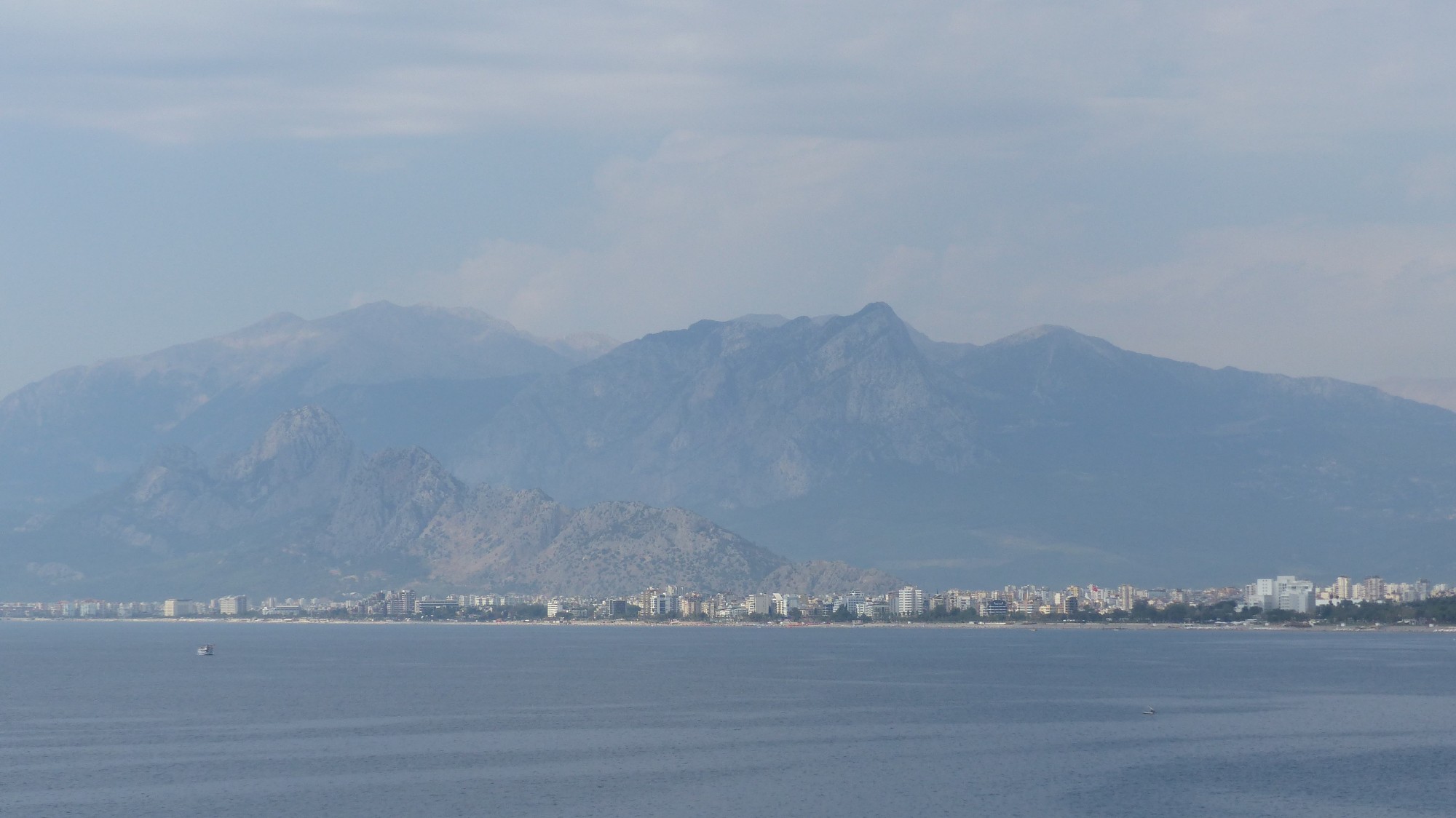 Konyaalti Beach west of Antalya with plenty of facilities